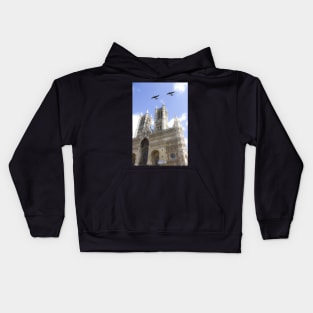 Bombers over the Cathedral Kids Hoodie